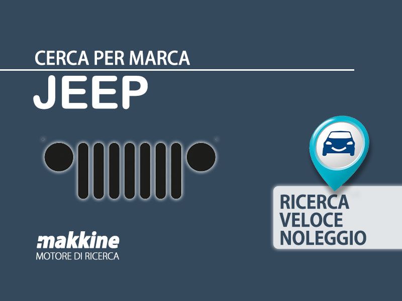JEEP: selezione offerte noleggio