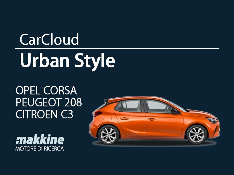 Noleggio in abbonamento “Leasys CarCloud URBAN STYLE”. Indicazioni e link utili